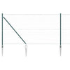 Kuusikulmainen aita pylväällä 25 x 1,2 m PVC-pinnoitettu teräs