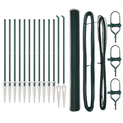 Aita paalujen kanssa Vihreä 1.6 x 25 m