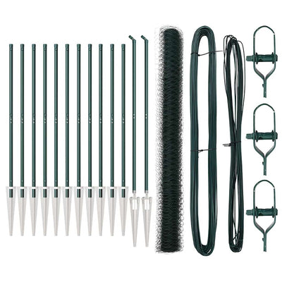 Aita paalujen kanssa Vihreä 1.6 x 25 m