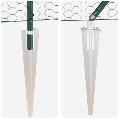 Aita paalujen kanssa Vihreä 0.4 x 50 m