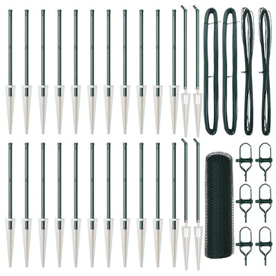 Aita paalujen kanssa Vihreä 0.5 x 50 m