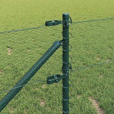 Aita paalujen kanssa Vihreä 0.6 x 50 m