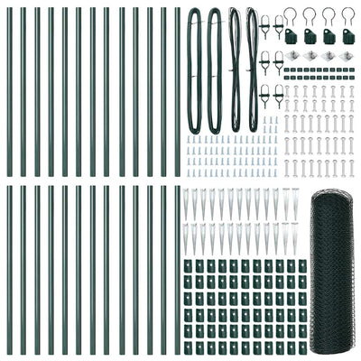 Aita paalujen kanssa Vihreä 0.8 x 50 m