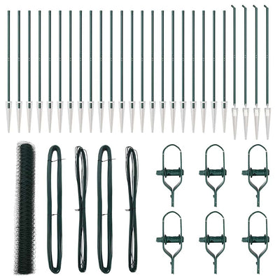 Aita paalujen kanssa Vihreä 1.4 x 50 m