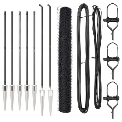 Aita paalujen kanssa Harmaa 1.2 x 10 m