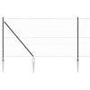 Kuusikulmainen aita pylväällä 25 x 1 m PVC-pinnoitettu teräs