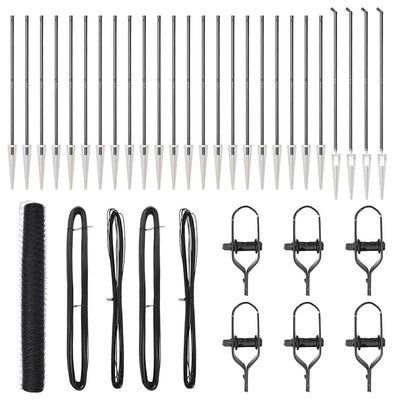 Aita paalujen kanssa Harmaa 1.2 x 50 m