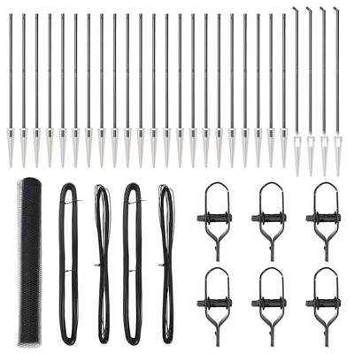 Aita paalujen kanssa Harmaa 1.4 x 50 m