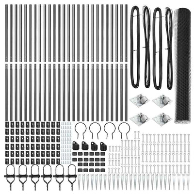 Aita paalujen kanssa Harmaa 1.4 x 50 m