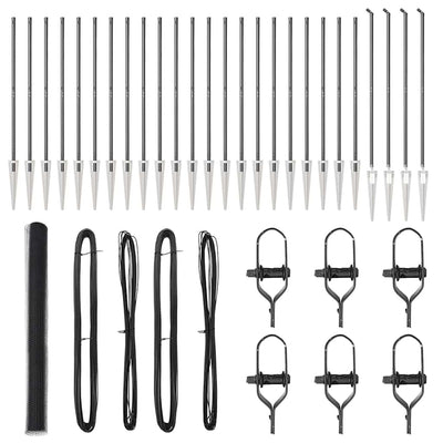 Aita paalujen kanssa Harmaa 1.6 x 50 m