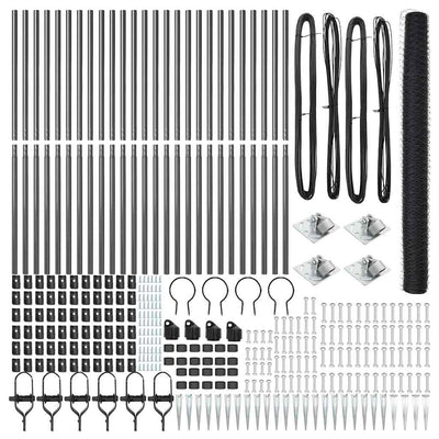 Aita paalujen kanssa Harmaa 1.6 x 50 m