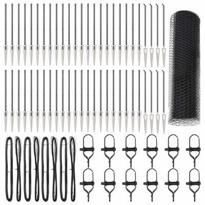 Aita paalujen kanssa Harmaa 0.4 x 100 m