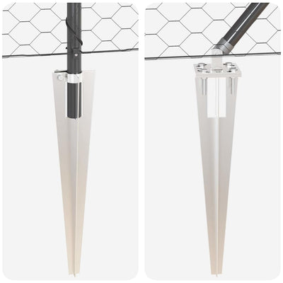 Aita paalujen kanssa Harmaa 1 x 100 m