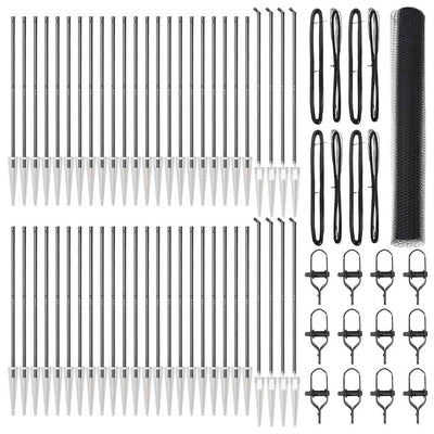 Aita paalujen kanssa Harmaa 1.4 x 100 m