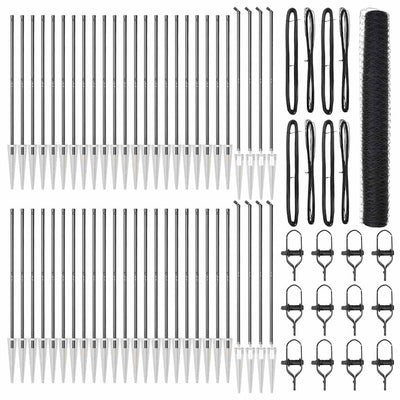 Aita paalujen kanssa Harmaa 1.4 x 100 m