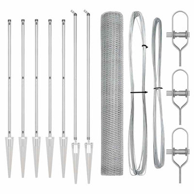 Aita paalujen kanssa Hopea 1.2 x 10 m