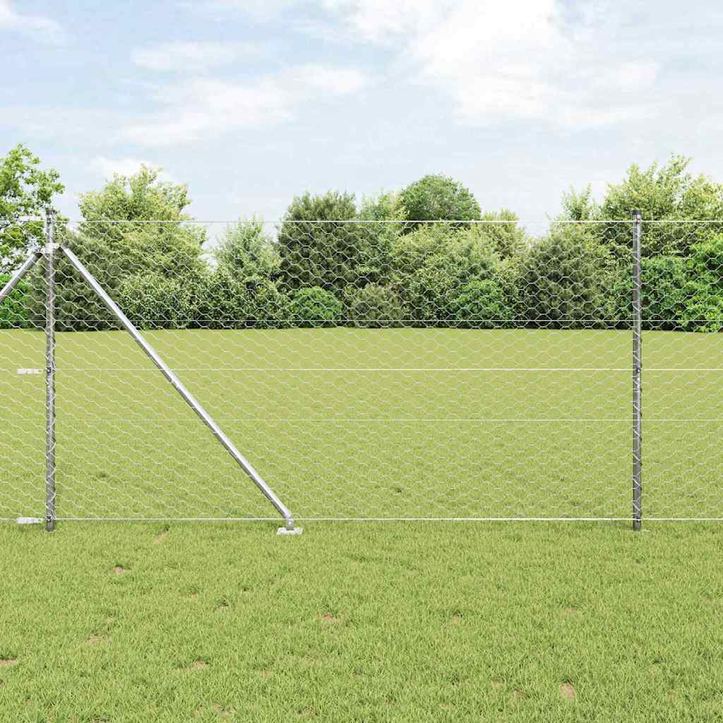 1.2 x 10 m aita paalujen kanssa Hopea