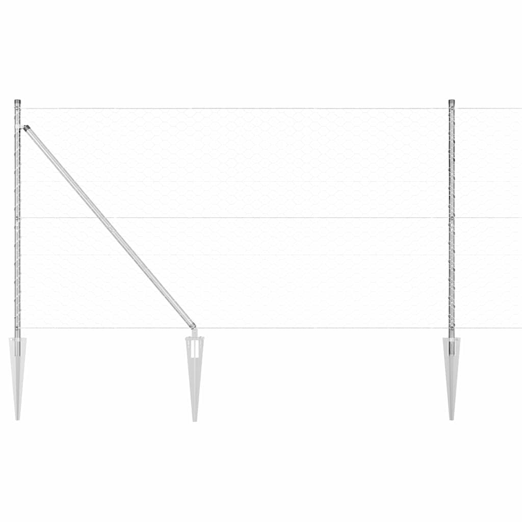1.2 x 10 m aita paalujen kanssa Hopea