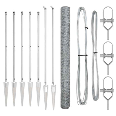 Aita paalujen kanssa Hopea 1.5 x 10 m