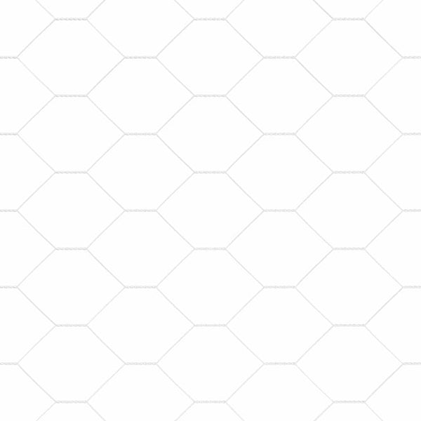 Kuusikulmainen aita pylväällä 25 x 0,4 m Galvanoitu teräs Hopea