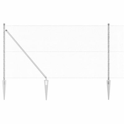 Aita paalujen kanssa Hopea 1 x 25 m