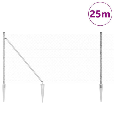 Aita paalujen kanssa Hopea 1.2 x 25 m