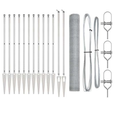 Aita paalujen kanssa Hopea 1.4 x 25 m
