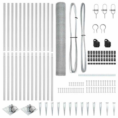 Aita paalujen kanssa Hopea 1.4 x 25 m