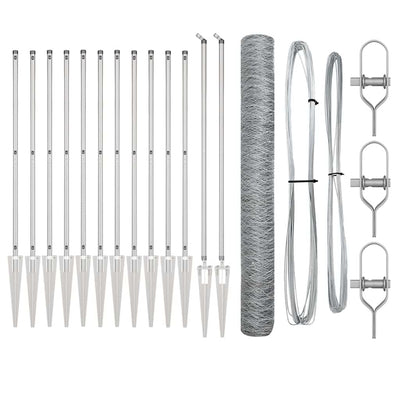 Aita paalujen kanssa Hopea 1.4 x 25 m