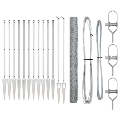 Aita paalujen kanssa Hopea 1.6 x 25 m