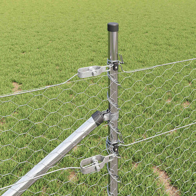 Aita paalujen kanssa Hopea 0.4 x 50 m