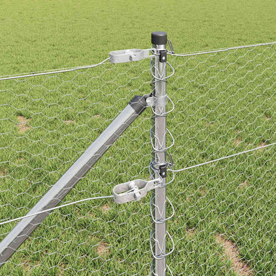 Aita paalujen kanssa Hopea 0.6 x 50 m