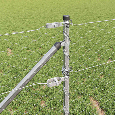 Aita paalujen kanssa Hopea 0.6 x 50 m