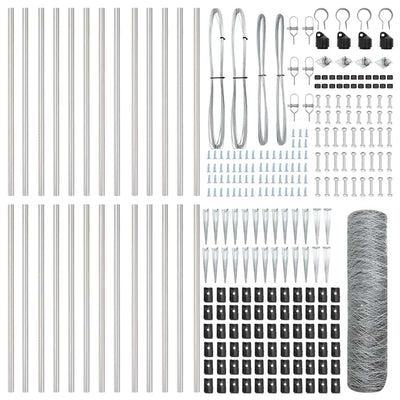 Aita paalujen kanssa Hopea 0.8 x 50 m