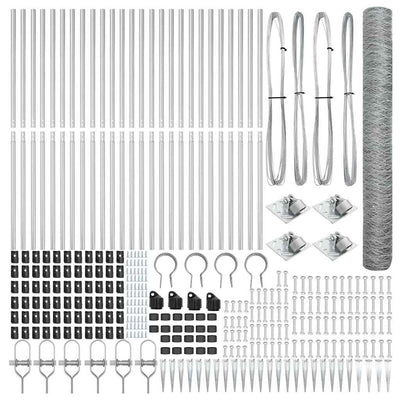 Aita paalujen kanssa Hopea 1.4 x 50 m