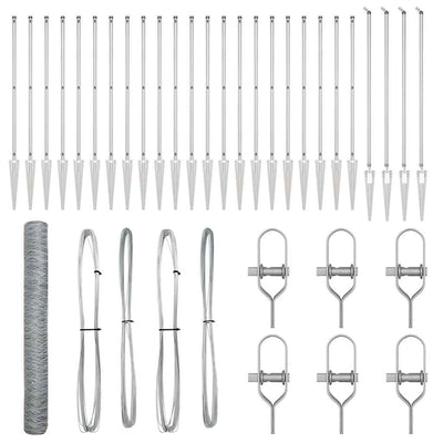 Aita paalujen kanssa Hopea 1.4 x 50 m