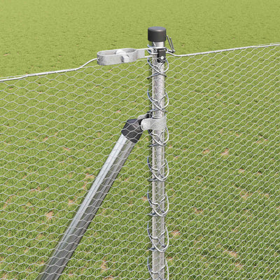 Aita paalujen kanssa Hopea 1.5 x 50 m