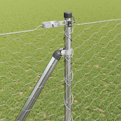 Aita paalujen kanssa Hopea 1.5 x 50 m