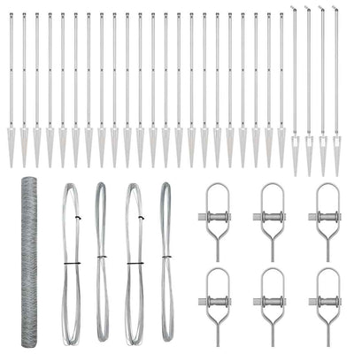 Aita paalujen kanssa Hopea 1.6 x 50 m