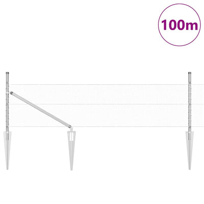 Aita paalujen kanssa Hopea 0.4 x 100 m