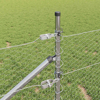 Aita paalujen kanssa Hopea 0.5 x 100 m