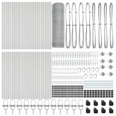 Aita paalujen kanssa Hopea 0.6 x 100 m