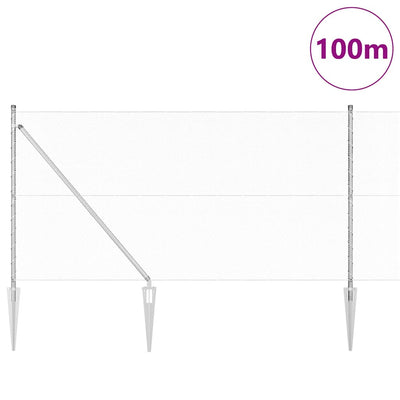 Aita paalujen kanssa Hopea 1 x 100 m