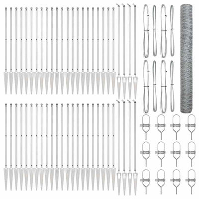 Aita paalujen kanssa Hopea 1.2 x 100 m