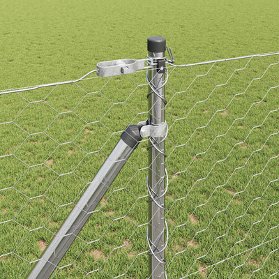 Aita paalujen kanssa Hopea 1.2 x 100 m