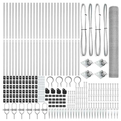 Aita paalujen kanssa Hopea 1.4 x 100 m