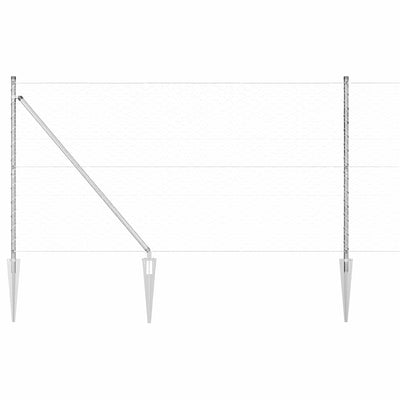 Aita paalujen kanssa Hopea 1.4 x 100 m