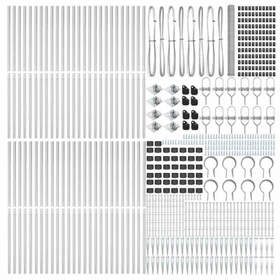 Aita paalujen kanssa Hopea 1.6 x 100 m