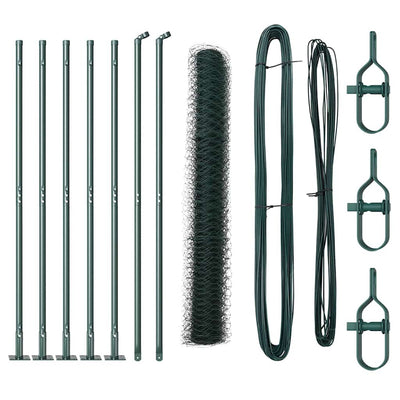 Aita paalujen kanssa Vihreä 1 x 10 m