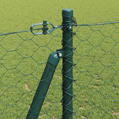 Aita paalujen kanssa Vihreä 1.2 x 10 m